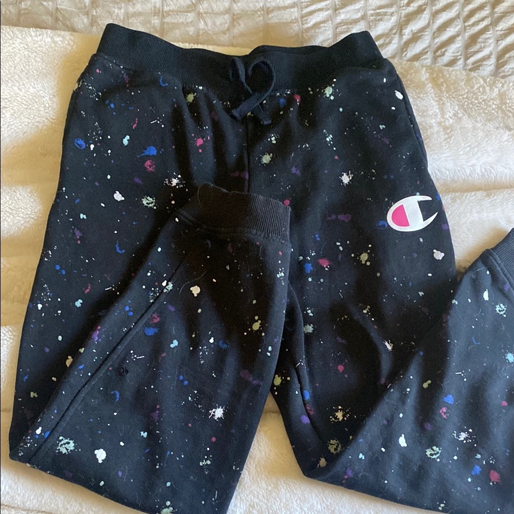Champion Kids' Black Splatter Joggers